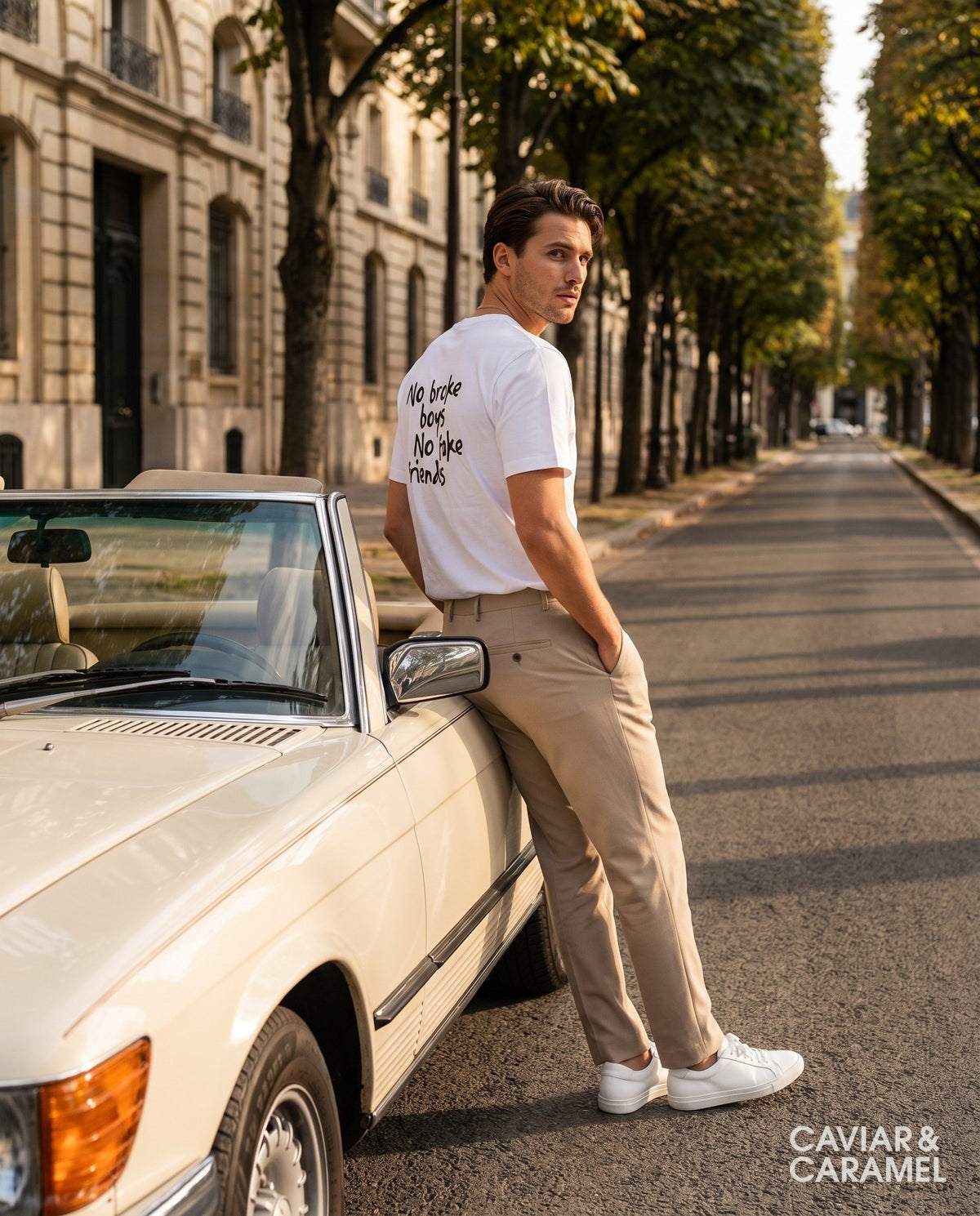 Caviar & Caramel t-shirt lifestyle